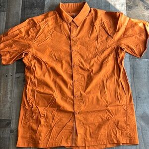 Arc'teryx Orange Casual Button Down Shirt